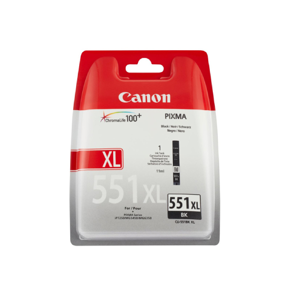 CANON CLI-551XL Μελάνι, Μαύρο