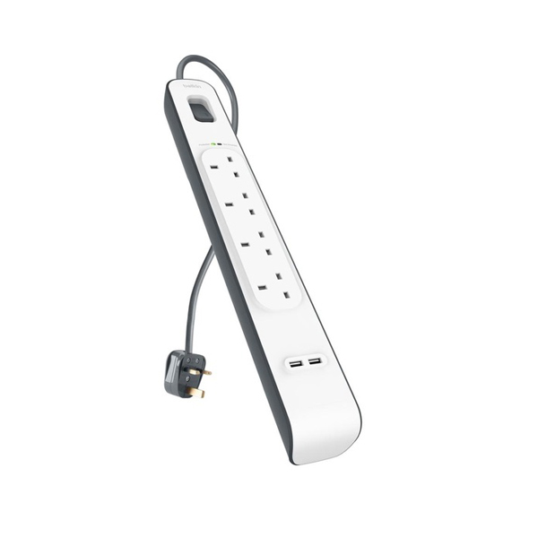 Image of suggested product: BELKIN BSV401AF2M Πολύπριζο 4 Θέσεων, 2 μ.