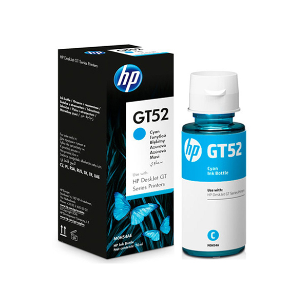 Image of suggested product: HP GT52 Μελάνι, Κυανό