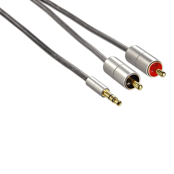 Image of suggested product: HAMA 00080865 "AluLine" Καλώδιο απο Jack 3.5"mm σε 2x RCA