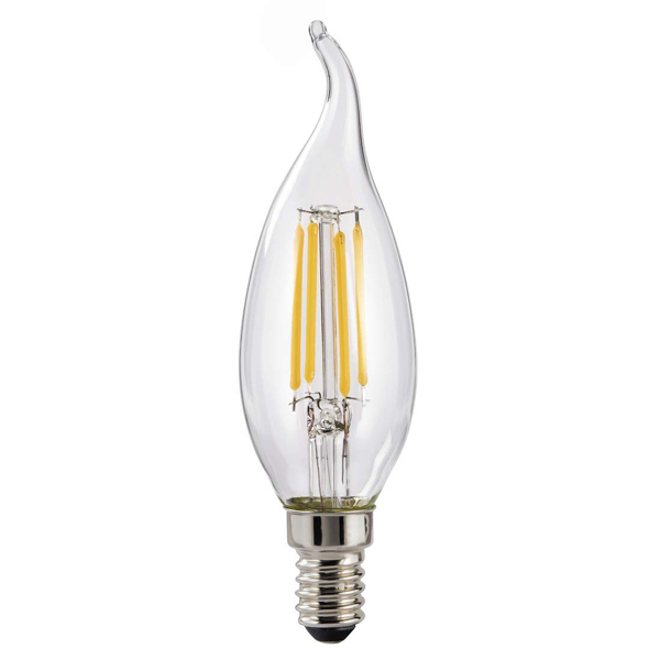XAVAX 112603, 4W, E14, 470lm replaces 40W  LED Λαμπτήρας Κερί, Λευκό