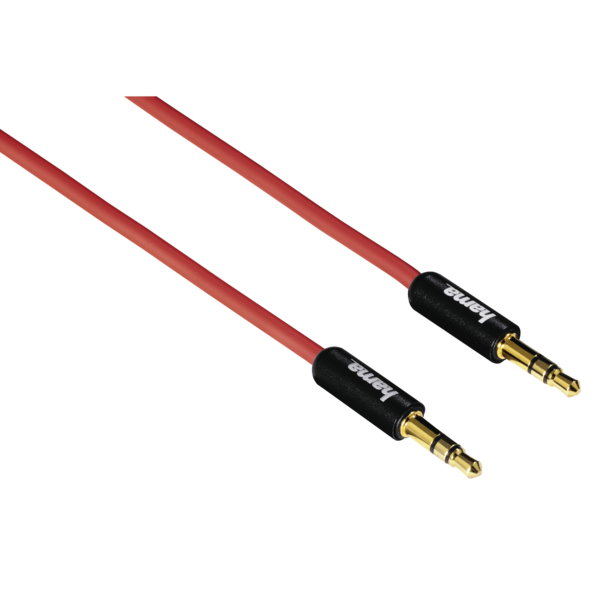 Hama 136652 "Super Soft" Connecting Cable, 3.5 mm jack, plug - plug, 1 m