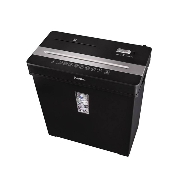 HAMA 00050188 "Premium X8CD" Shredder, Black