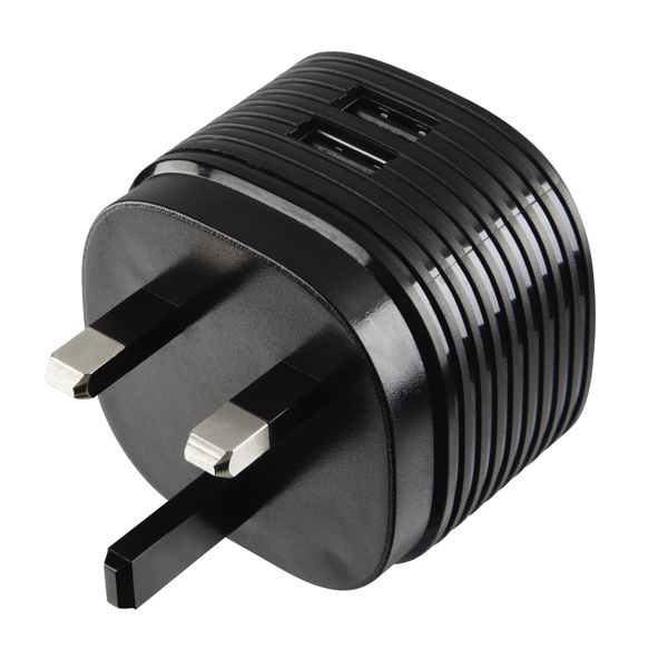 HAMA 73014150 Dual USB Mains Charger, 2.4A