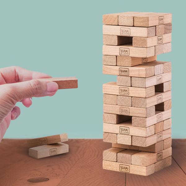 LEGAMI Tumbling Tower Τζένγκα Επιτραπέζιο Παιχνίδι με Τούβλα | Legami| Image 2