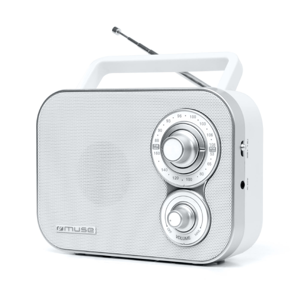 MUSE M-051 RW Ασύρματο Ραδιόφωνο, Άσπρο