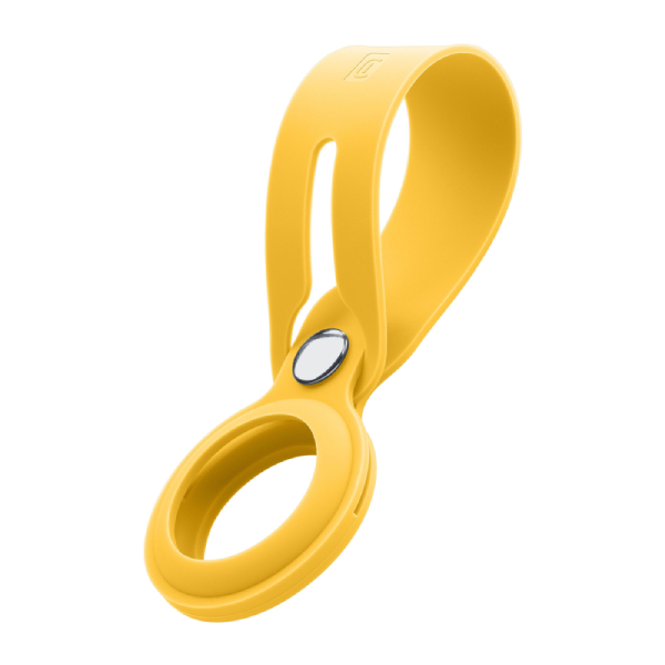 Image of suggested product: CELLULAR LINE AIRTAGLOOPY Silicone Strap for AirTag, Yellow