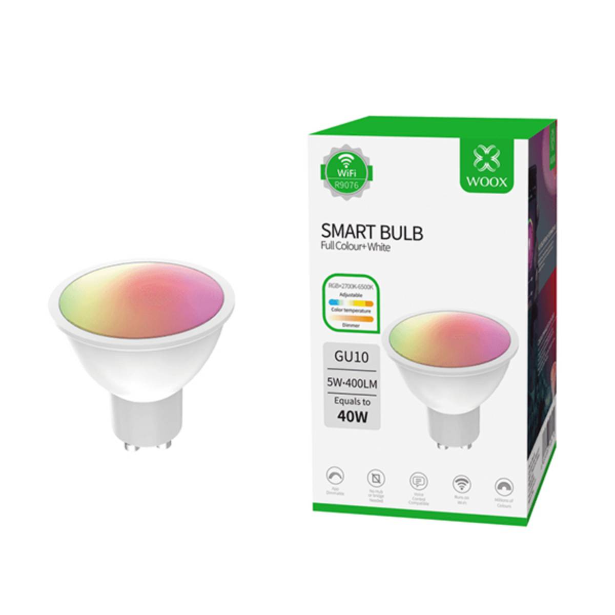 WOOX R9076 Smart Led Wi-Fi Λάμπα Προβολέας, Πολύχρωμο | Woox| Image 4