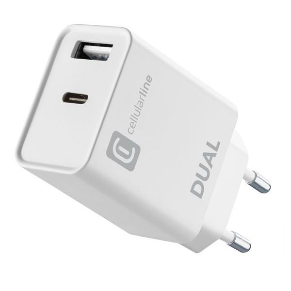 Image of suggested product: CELLULAR LINE Φορτιστής 2 Θυρών 20 Watt, Άσπρο