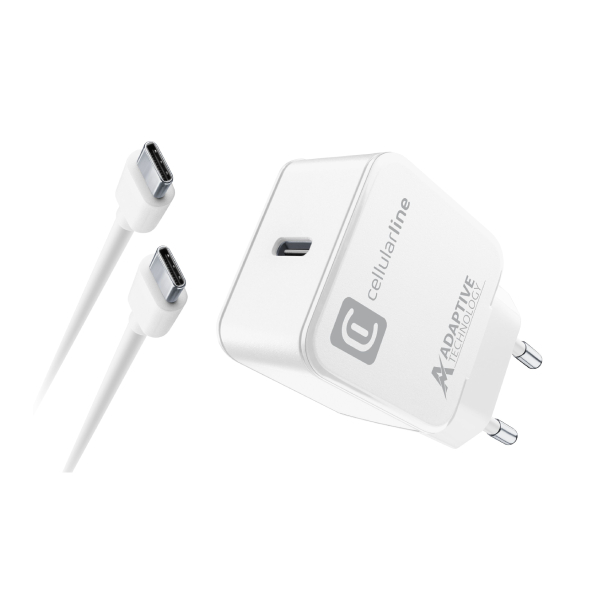 Image of suggested product: CELLULAR LINE ACHSMKITC2C15WW Φορτιστής USB-C σε Καλώδιο USB-C, 15W