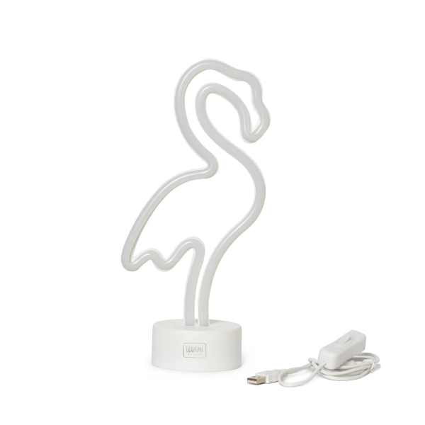 LEGAMI LL0002 Λαμπτήρας Neon Led, Φλαμίνγκο
