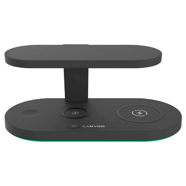 Image of suggested product: CANYON WCS501B Ασύρματη Βάση Φόρτισης 5 σε 1 UV, Μαύρο