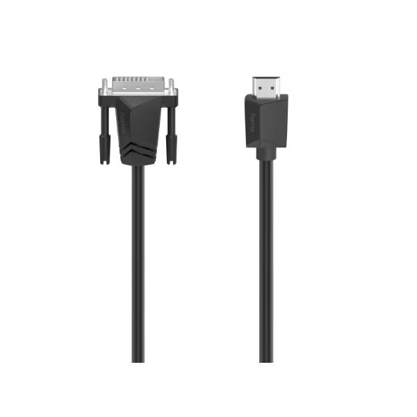 HAMA 00200715 Αντάπτορας DVI Plug σε HDMI Plug Ultra HD 1.5 μέτρα