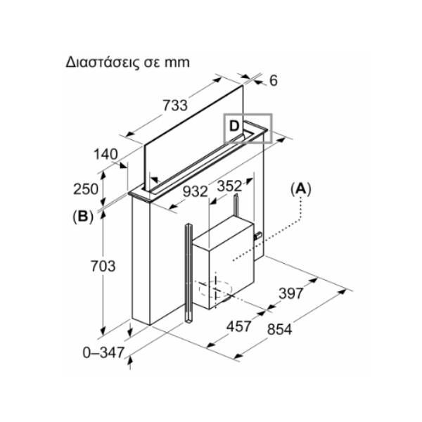 NEFF I98WMM1Y7 Bυθιζόμενος Απορροφητήρας Πάγκου, 90 cm | Neff| Image 3