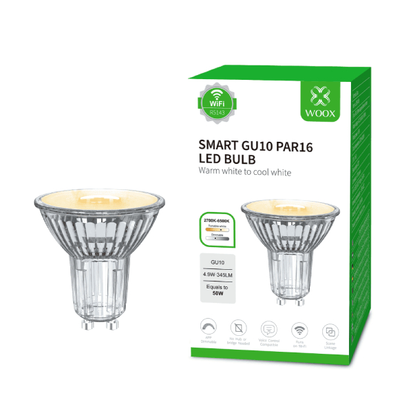 WOOX R5143 Smart Led Wi-Fi Λάμπα Ντούι, Θερμό Λευκό - Ψυχρό Λευκό | Woox| Image 3