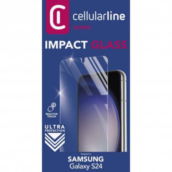 CELLULARLINE Προστατευτικό Γυαλί Οθόνης Για Samsung Galaxy S24 Smartphone | Cellular-line| Image 2