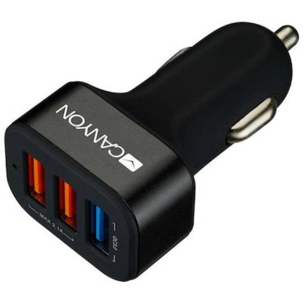 Image of suggested product: CANYON CNE-CCA07B Φορτιστής Αυτοκινήτου, 20 Watt, Μαύρο
