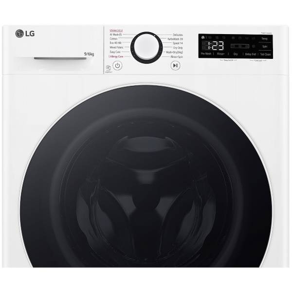 LG D4R5009TSWW Πλυντήριο & Στεγνωτήριο 9/6KG, Λευκό | Lg| Image 2