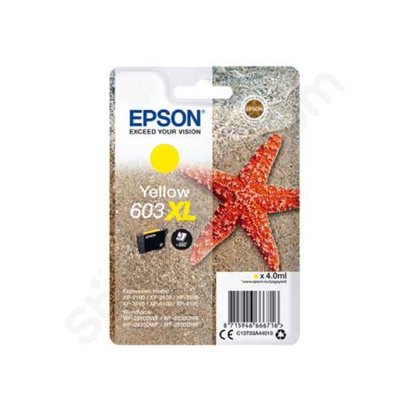 Image of suggested product: EPSON 603XL Μελάνι, Κίτρινο