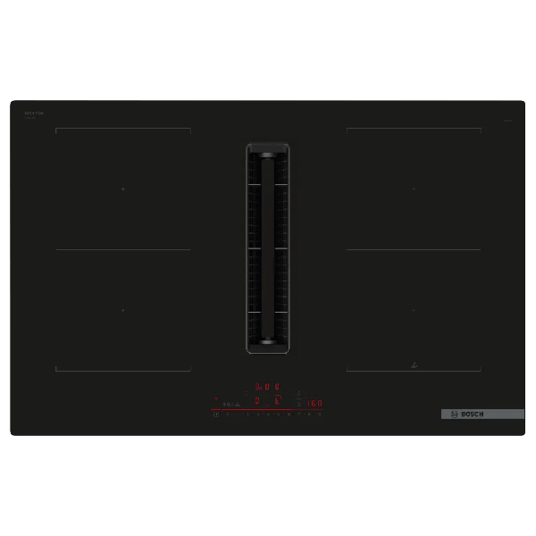 BOSCH PVQ811H26E Επαγωγική Eστία με Eνσωματωμένο Απορροφητήρα, Μαύρο