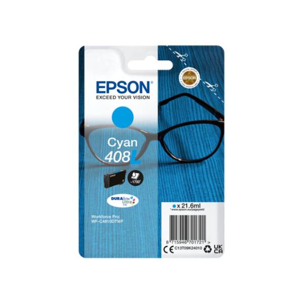 Image of suggested product: EPSON 408L Spectacles DURABrite Ultra Single Μελάνι, Κυανό