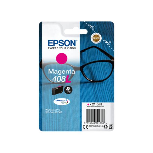 Image of suggested product: EPSON 408L Spectacles DURABrite Ultra Μελάνι, Magenta