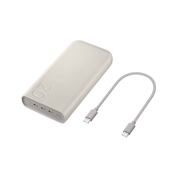 SAMSUNG EB-P4520XUEGEU Power Bank/Φορητή Μπαταρία 20000 mAh, Μπεζ | Samsung| Image 4