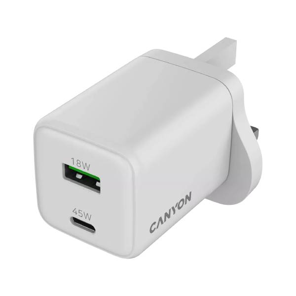 Image of suggested product: CANYON CNS-CUW45AC/UK Φορτιστής 2 Θυρών, 45 Watts