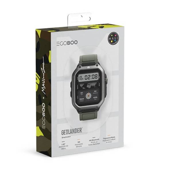 EGOBOO MUGTX09GRN Maui Geolander Smartwatch, Πράσινο | Egoboo| Image 2