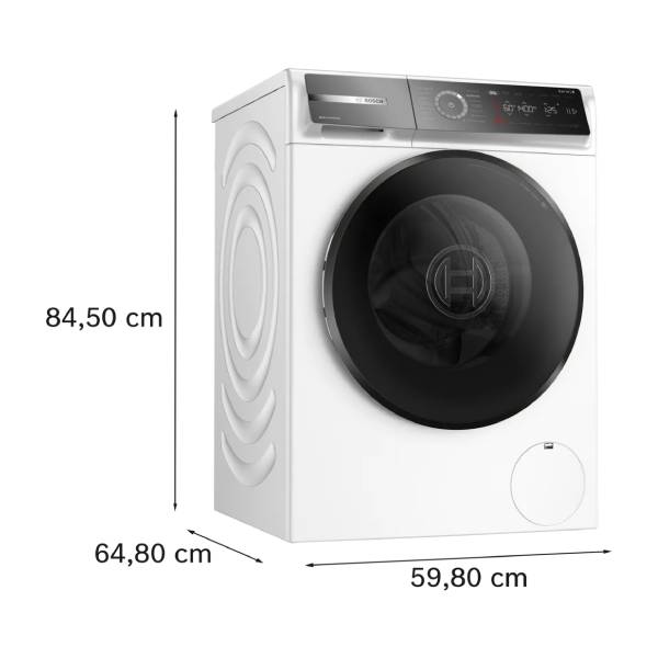 BOSCH WGB25401GR Σειρά 8 Πλυντήριο Ρούχων με Ατμό 10 kg, Άσπρο | Bosch| Image 5
