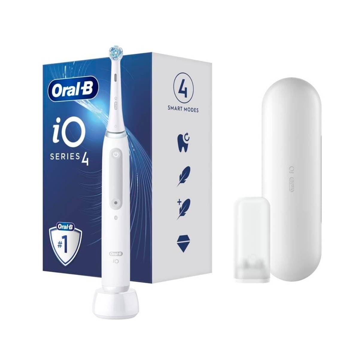 BRAUN Oral-B iO Series 4 Ηλεκτρική Οδοντόβουρτσα, Άσπρο