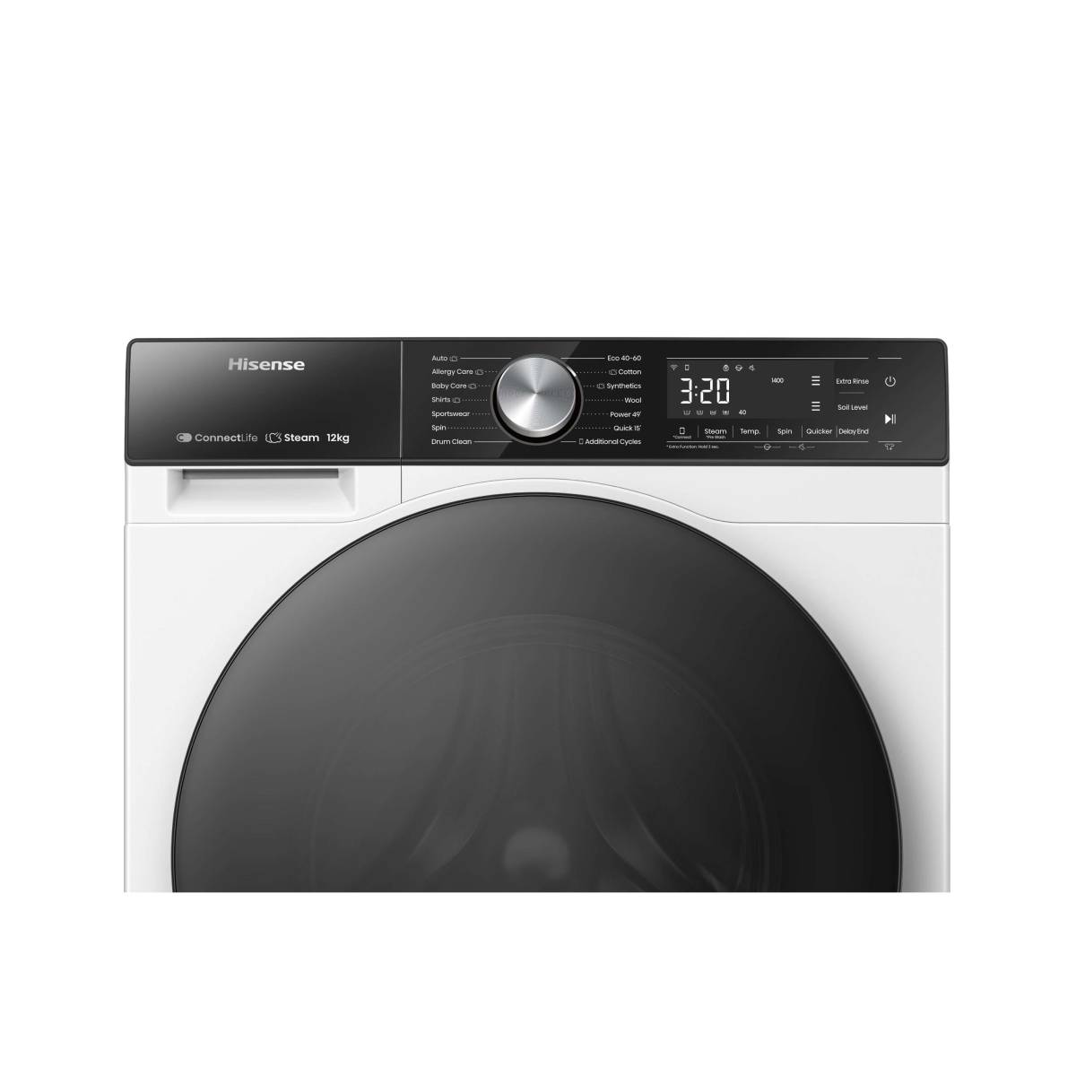 HISENSE WF5S1243BW Πλυντήριο Ρούχων 12 kg, Άσπρο | Hisense| Image 3