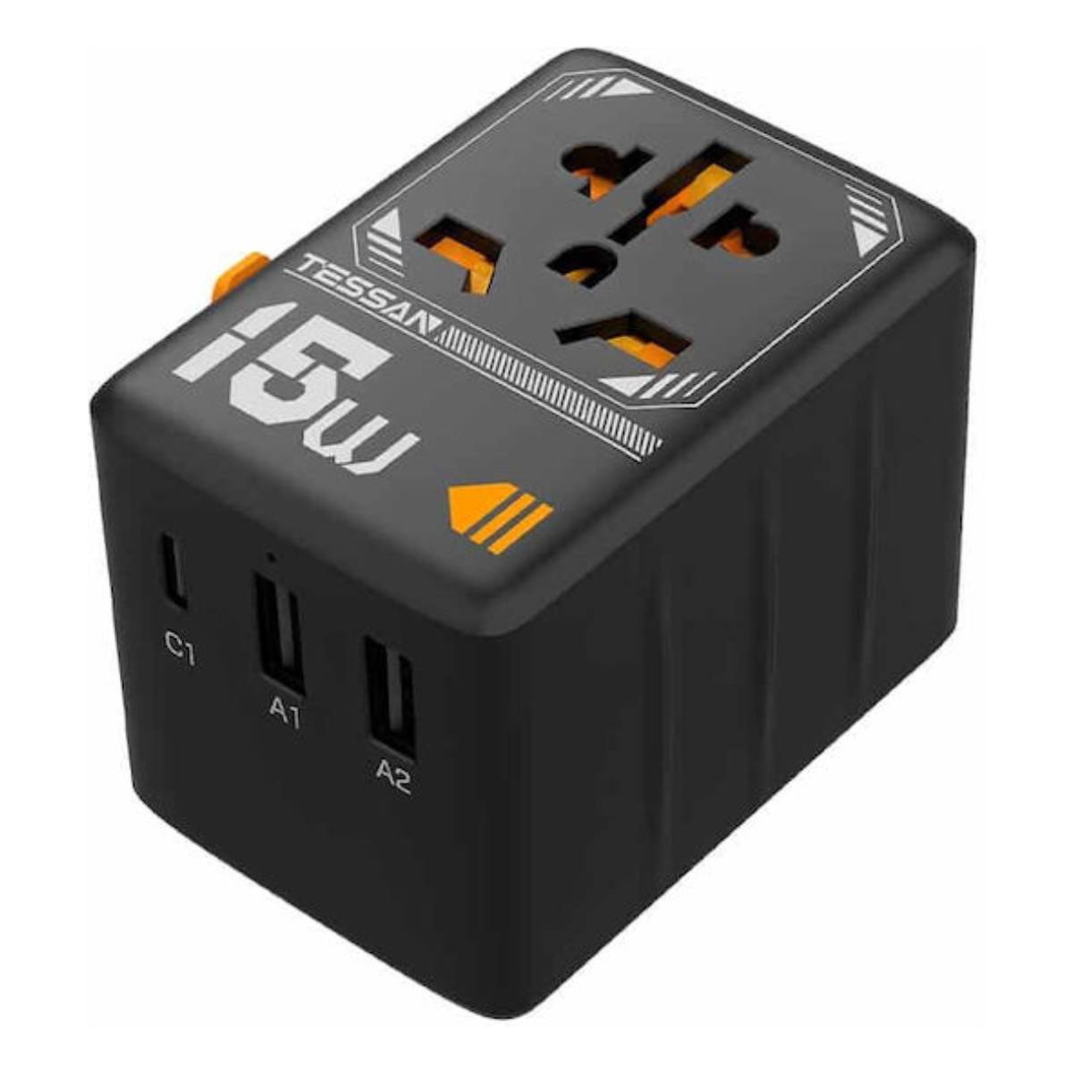 TESSAN TS-WTA01 Universal Αντάπτορας Πρίζας 15 Watts | Tessan| Image 2
