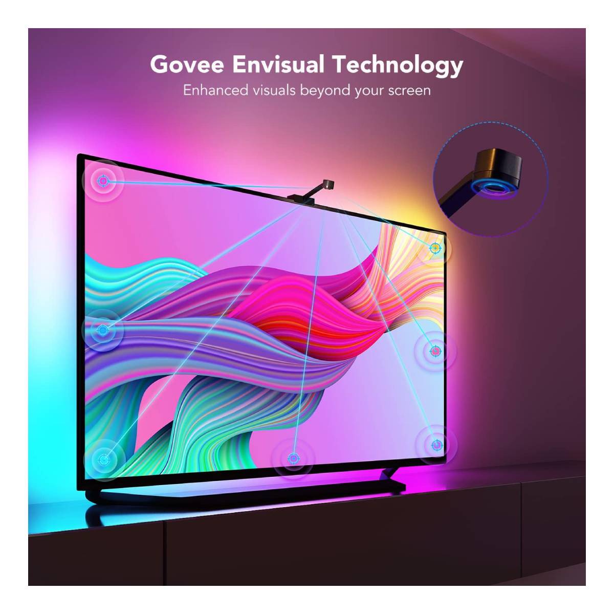 GOVEE Dreamview T1, Οπίσθιος Φωτισμός Για Τηλεοράσεις 55"-65" | Govee| Image 2