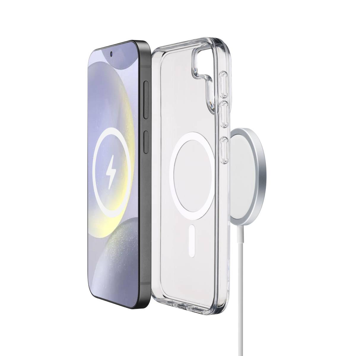 CELLULAR LINE Gloss Mag Γυαλιστερή Θήκη για Samsung Galaxy S25 Ultra Smartphone, Διαφανής | Cellular-line| Image 2