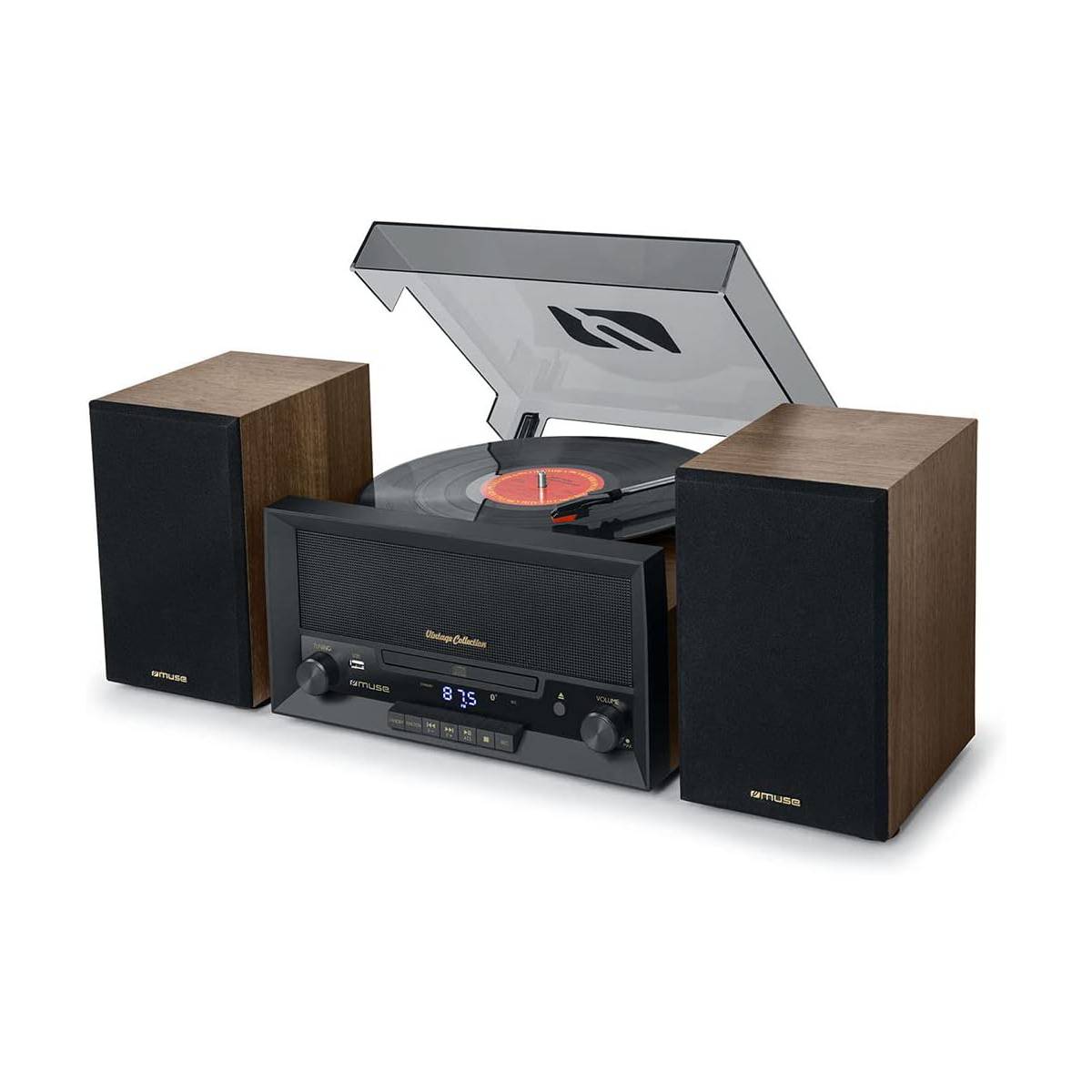 MUSE MT-121 CO Micro Πικάπ Σύστημα Ήχου με Bluetooth | Muse| Image 2