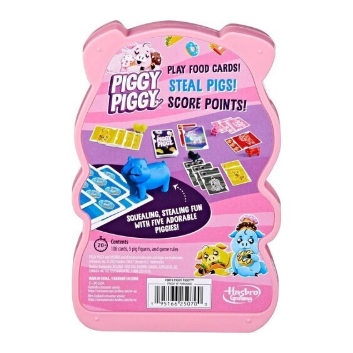 HASBRO Piggy Piggy Επιτραπέζιο Παιχνίδι με Κάρτες, Ελληνική Γλώσσα | Hasbro| Image 4