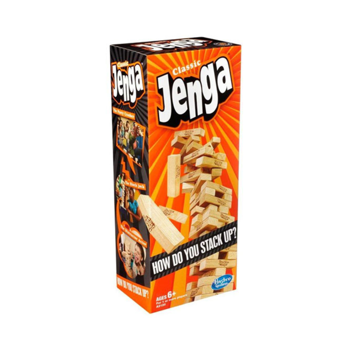 HASBRO Jenga Classic Tumble Επιτραπέζιο Παιχνίδι με Τουβλάκια