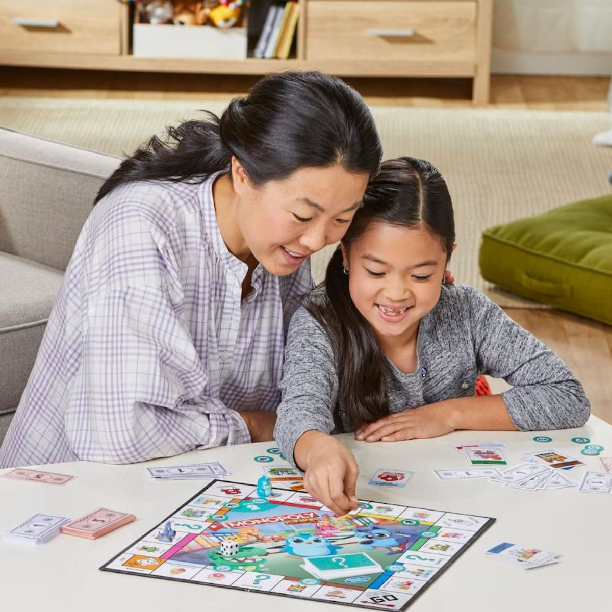 HASBRO Monopoly Junior 2 σε 1 Επιτραπέζιο Παιχνίδι, Ελληνική Γλώσσα | Hasbro| Image 4