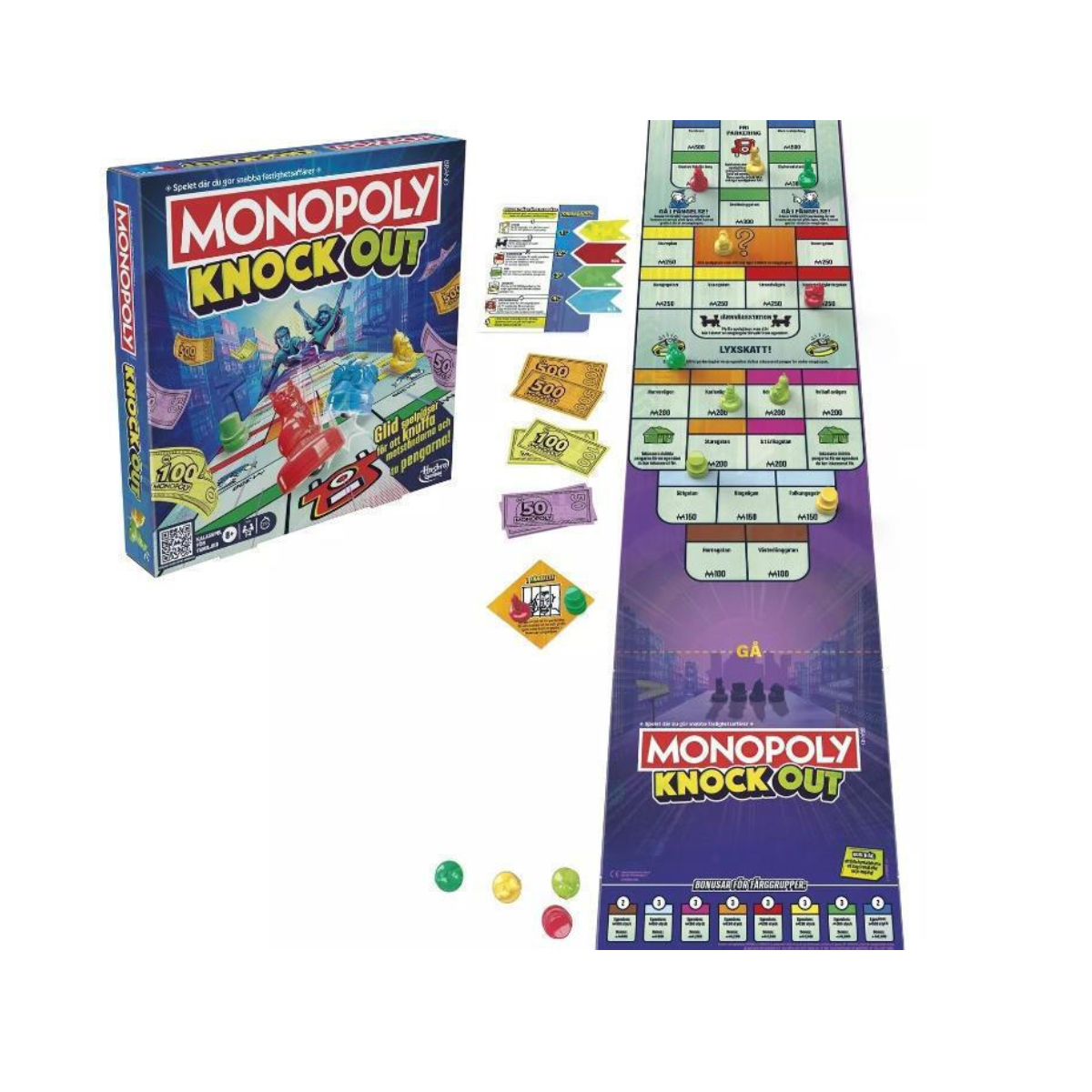 HASBRO Monopoly Knockout Επιτραπέζιο Παιχνίδι, Ελληνική Γλώσσα | Hasbro| Image 2