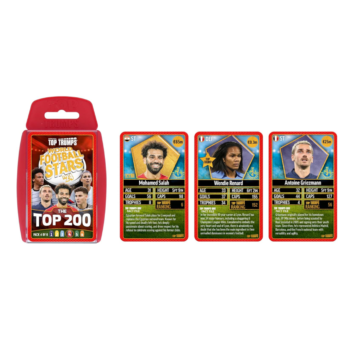 WINNING MOVES World Football Stars '24 The Top 200 Επιτραπέζιο Παιχνίδι με Κάρτες | Winning-moves| Image 2