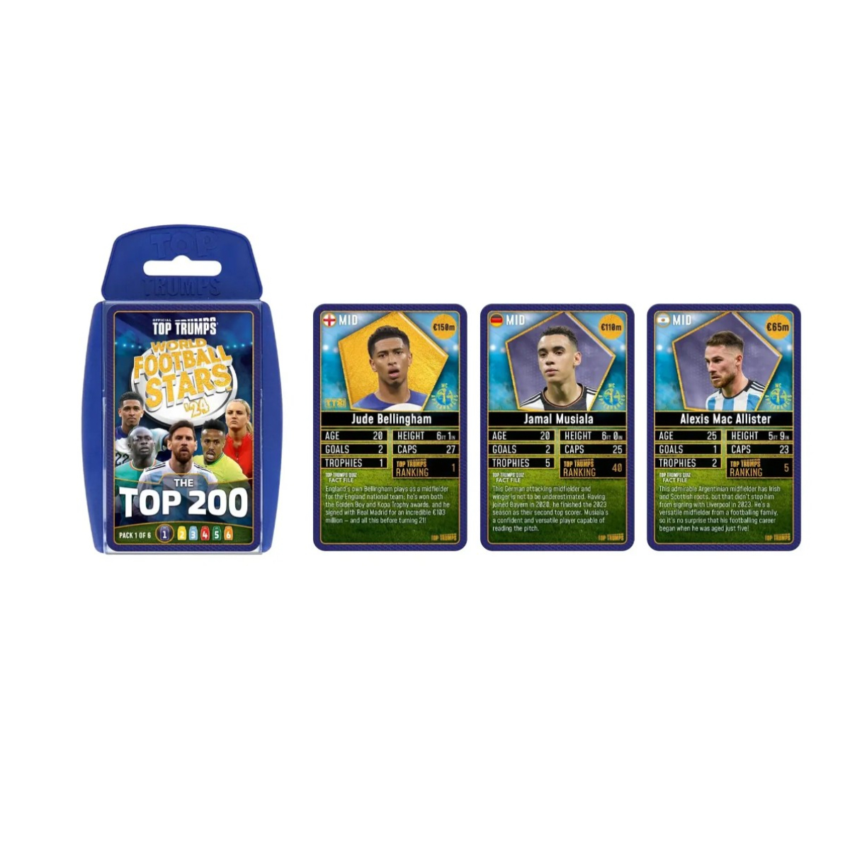 WINNING MOVES World Football Stars '24 The Top 200 Starter Kit Board Game with Cards | Winning-moves| Image 2