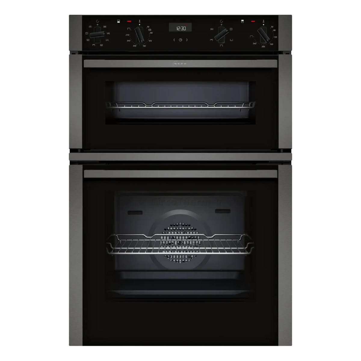 Image of suggested product: NEFF U1ACE2AG3B Εντοιχιζόμενος Διπλός Φούρνος, Μαύρο