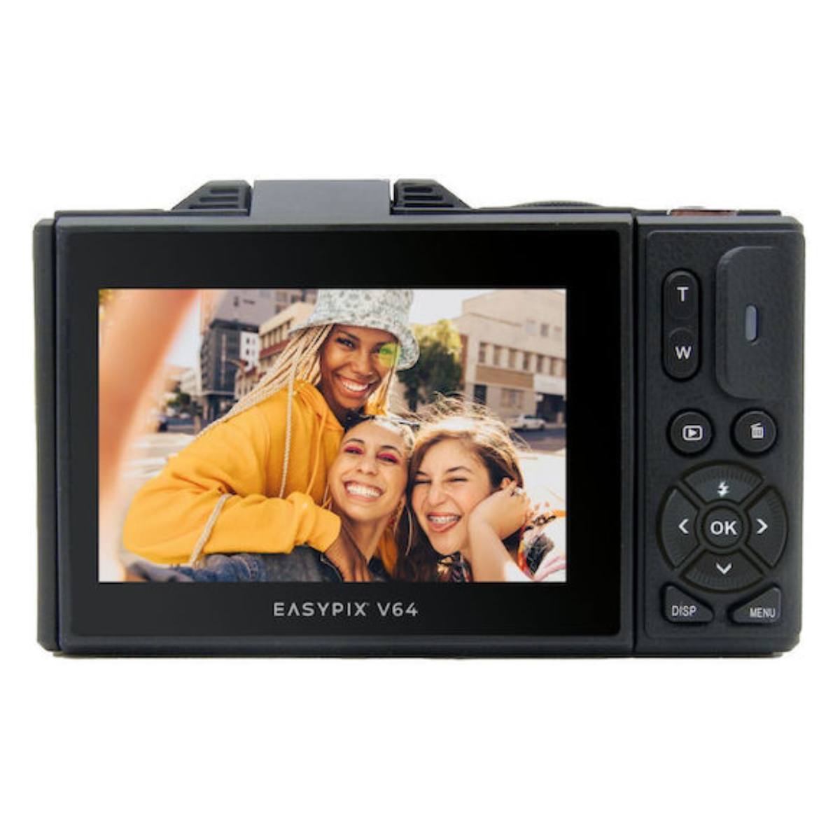 EASYPIX V64 FLIP Compact Ψηφιακή Φωτογραφική Μηχανή, Μαύρο | Easypix| Image 3