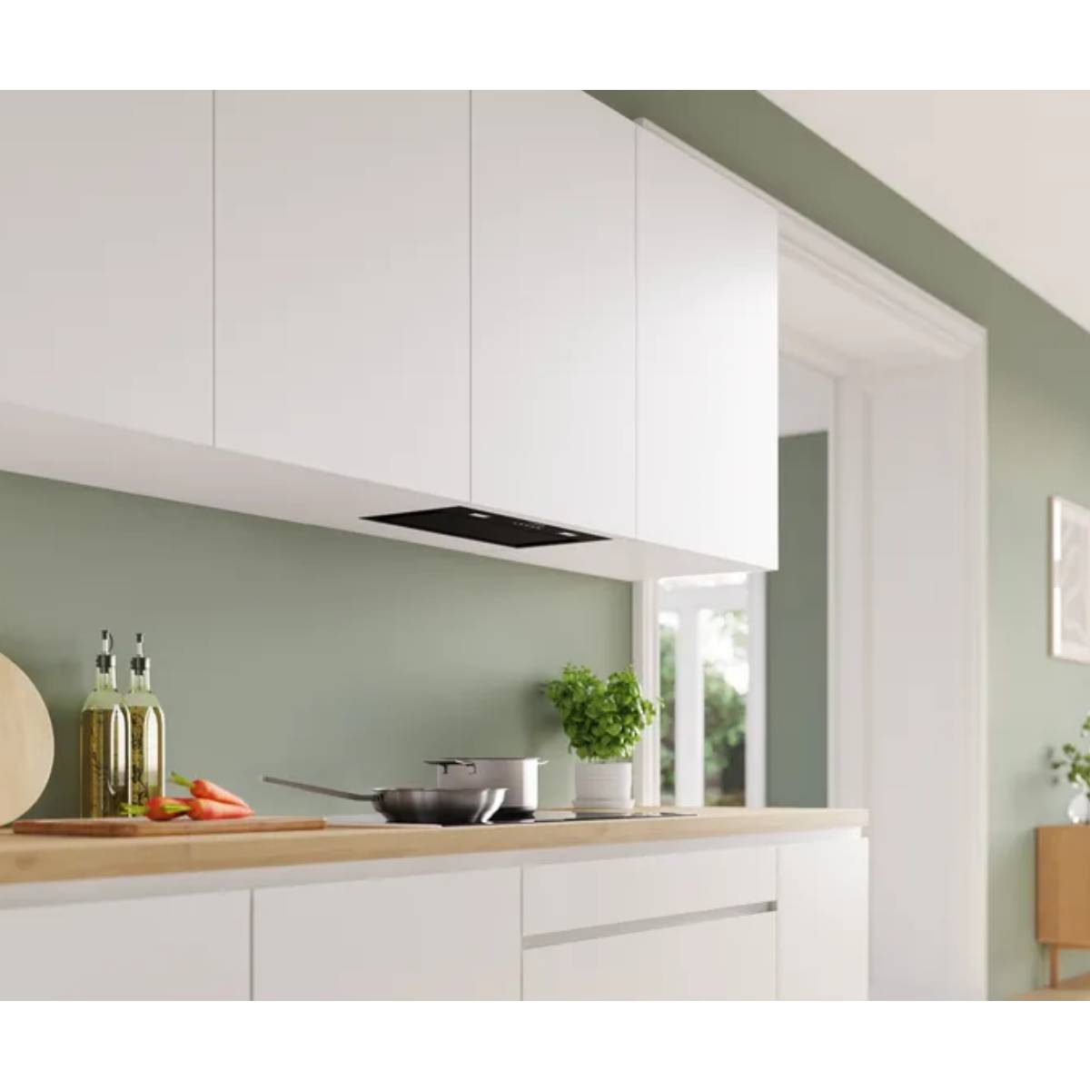 BOSCH DLN56AC60 Εντοιχιζόμενος Απορροφητήρας 52 cm, Μαύρο | Bosch| Image 2