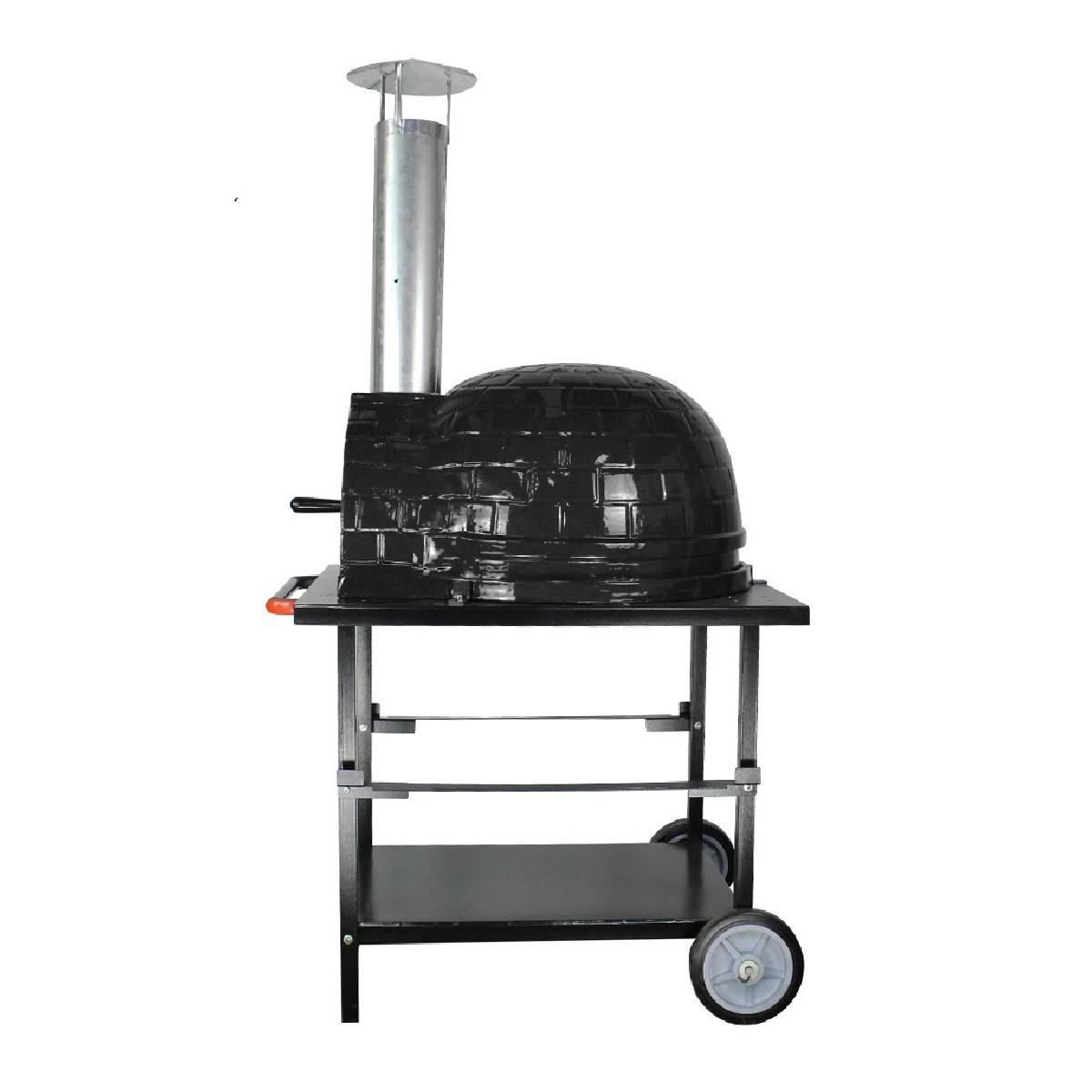 KAMADO IMS-26P BLACK Φούρνος Πίτσας με Τροχήλατη Βάση Φ66 cm | Kamado| Image 2