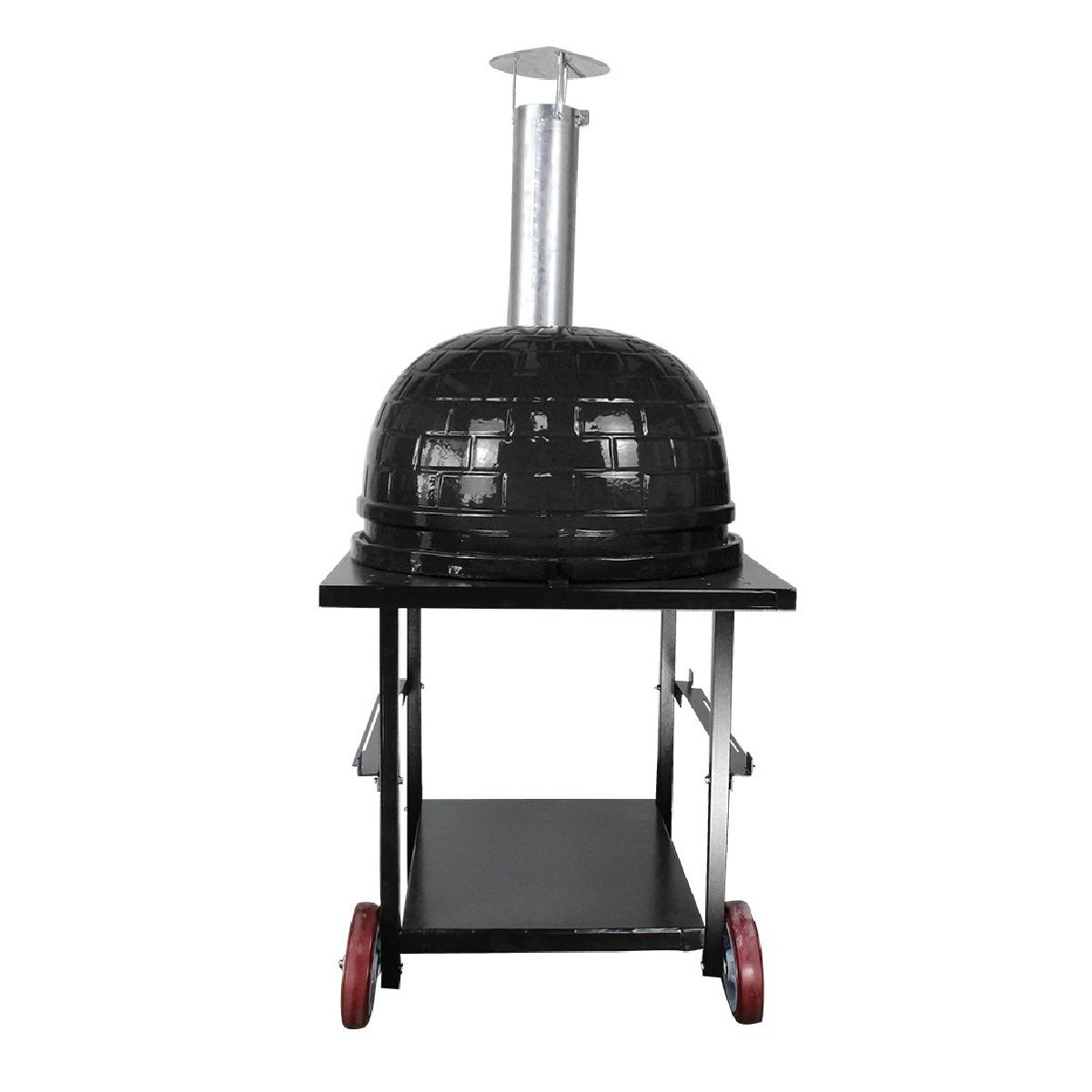 KAMADO IMS-26P BLACK Φούρνος Πίτσας με Τροχήλατη Βάση Φ66 cm | Kamado| Image 4