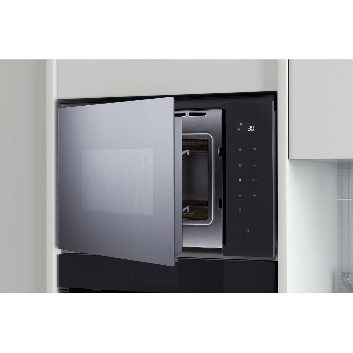 LG MGBZ2593F Εντοιχιζόμενος Φούρνος Μικροκυμάτων με Grill, Μαύρο | Lg| Image 3