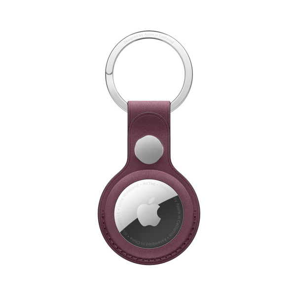 Image of suggested product: APPLE MT2J3ZM/A AirTag FineWoven Keyring, Mulberry