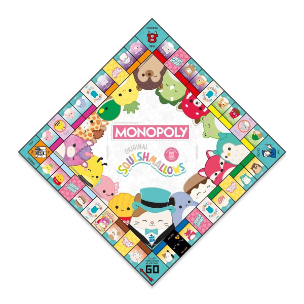 WINNING MOVES Monopoly Original Squishmallows Eπιτραπέζιο Παιχνίδι, Αγγλική Γλώσσα | Winning-moves| Image 2